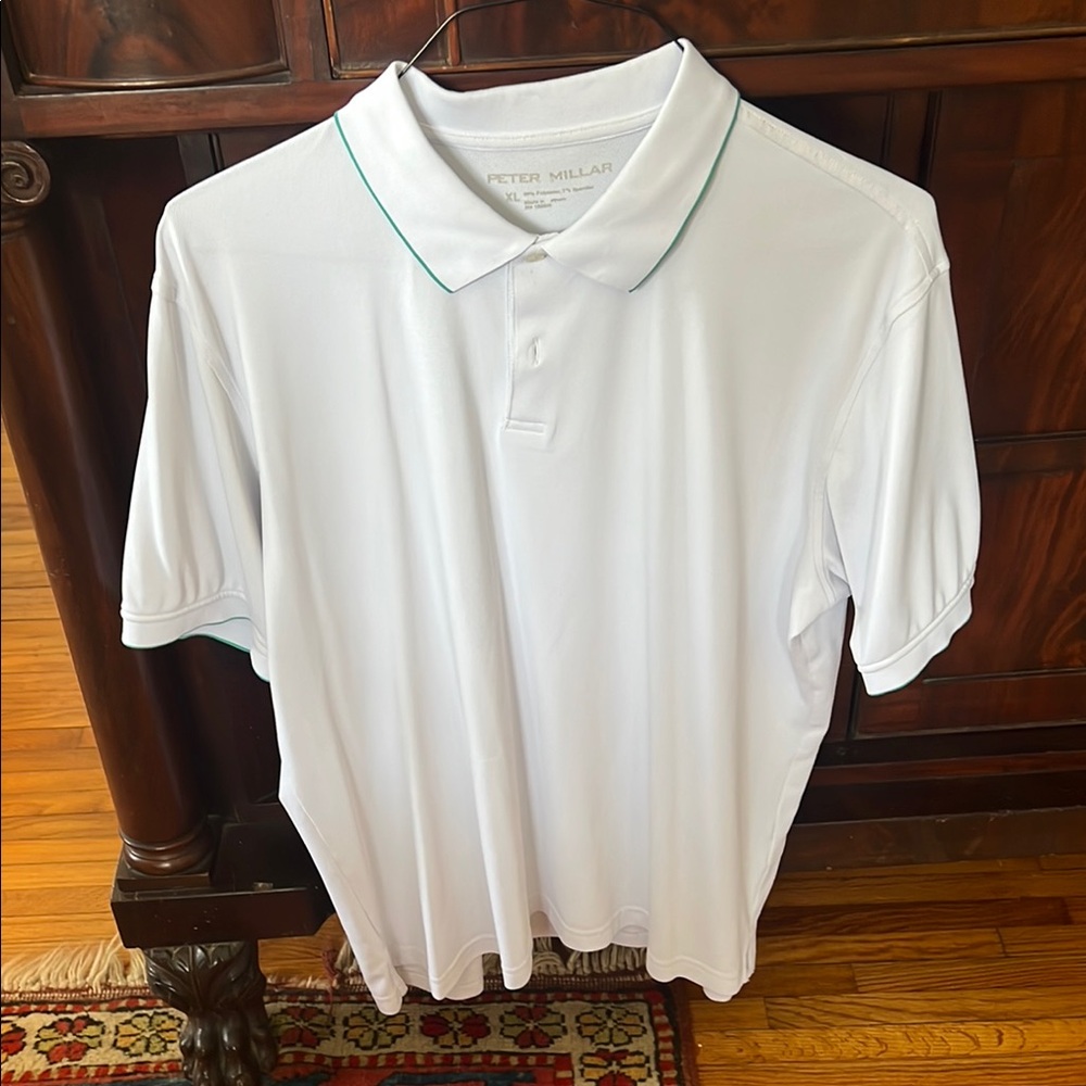 Peter Millar White Polo Shirt for Men